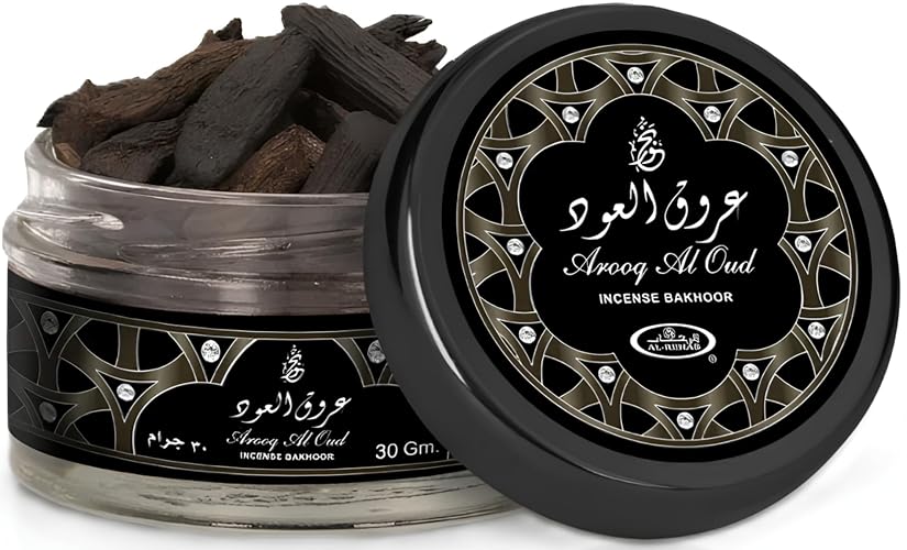 Al Rehab Arooq Al Oud Bakhoor – Oud, Woody, Floral, Amber – Incense Bakhoor, 30 Gram