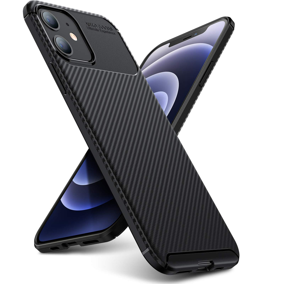 ORIbox Carcasa de Silicona para iPhone 11 Pro - Negro