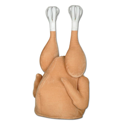 Beistle - Gorro unisex de felpa para el fútbol con diseño de pavo, suministros para fiesta de Acción de Gracias, evento temático deportivo, portón trasero para el día del juego