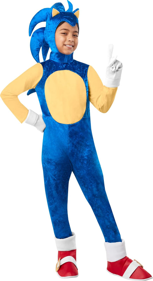 Rubie's Disfraz infantil Sonic Deluxe, como se muestra, M