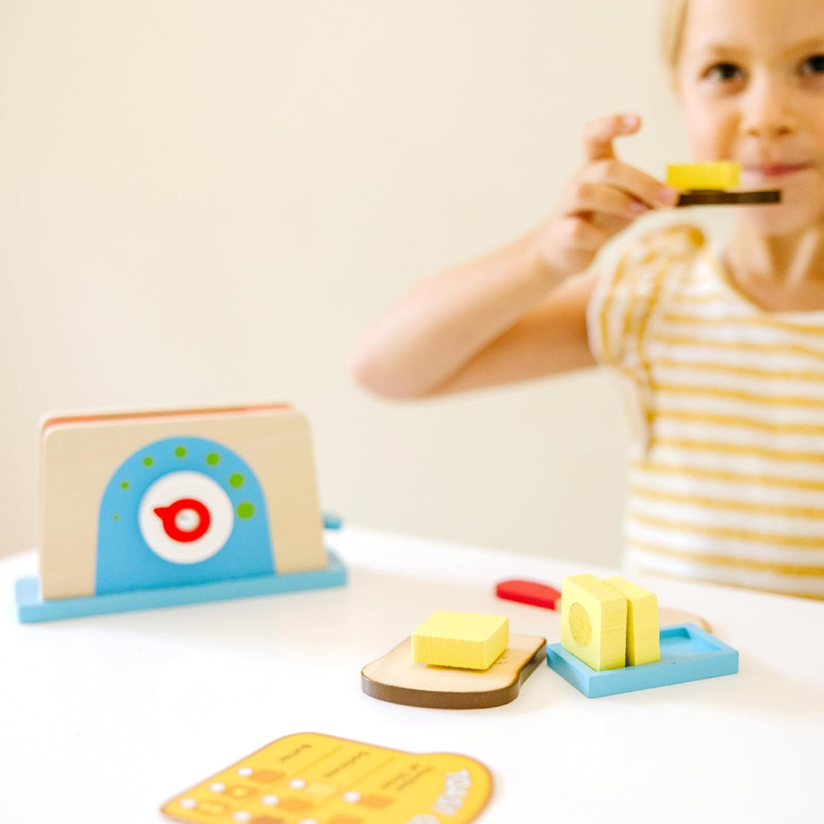 Melissa & Doug Juego de Tostador de Pan y Mantequilla