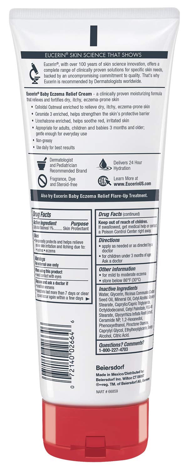 Eucerin Baby Eczema Relief Cream & Body Wash Baby Eczema Relief Cream Multipack, 21.5 oz