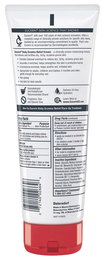 Eucerin Baby Eczema Relief Cream & Body Wash Baby Eczema Relief Cream Multipack, 21.5 oz