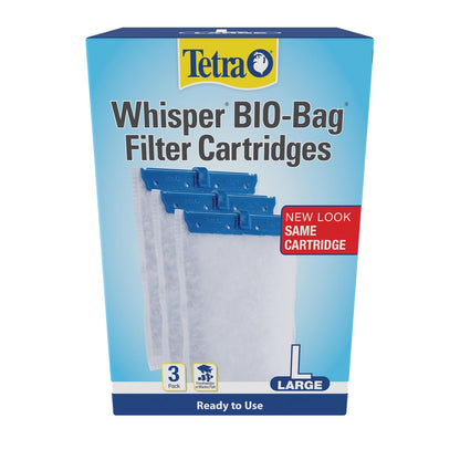 Cartucho de filtro desechable Tetra Whisper Bio-Bag, para acuarios, grande, 3 unidades