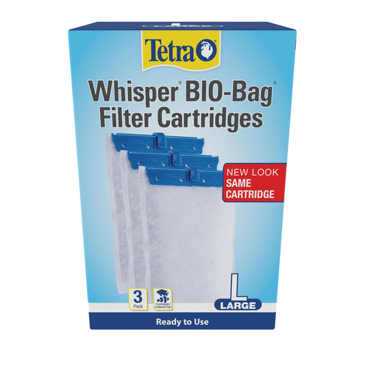 Cartucho de filtro desechable Tetra Whisper Bio-Bag, para acuarios, grande, 3 unidades