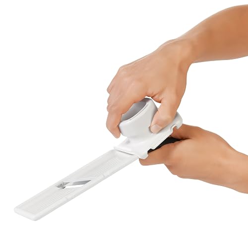 OXO Good Grips - Mandolina, Rebanador de ajo, Blanco