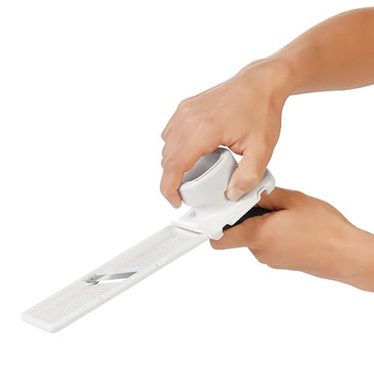 OXO Good Grips - Mandolina, Rebanador de ajo, Blanco