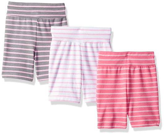 Hanes Baby Shorts, Ultimate Flexy Knit Toddler and Baby Shorts, 3-Pack Canastillas para bebés Unisex bebé