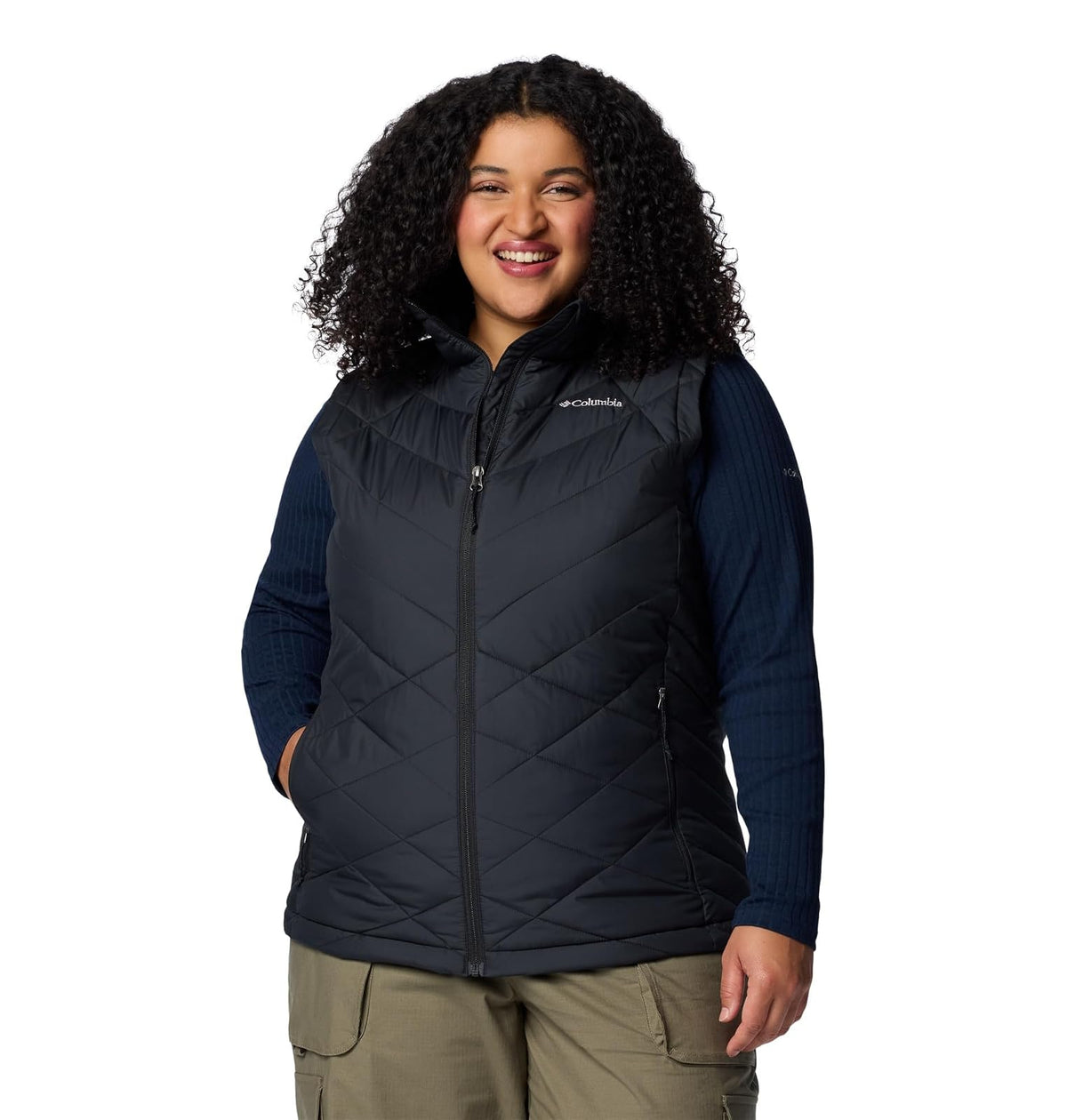 Columbia Heavenly II Chaleco Térmico Mujer - CH - Negro -