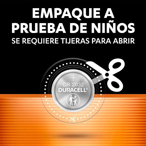 Pila Botón de Litio CR2032 - Pack x6 - Duracell Dura Más