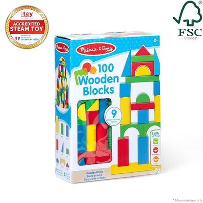 Melissa & Doug Bloques De Madera - Certificados FSC