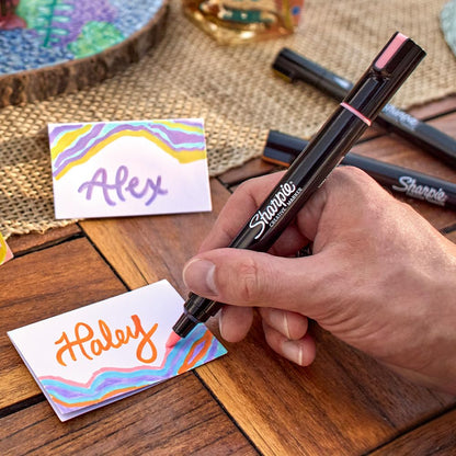 Sharpie® Marcadores Creativos, Marcadores Acrílicos a Base de Agua, Punta Bala, Colores Surtidos, 10 Piezas