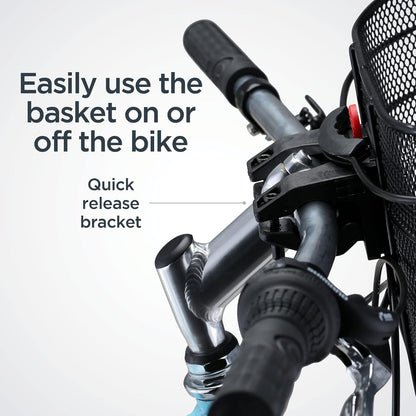 Schwinn Canasta de Alambre con liberación rápida para Bicicleta