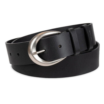 Levi's Cinturón de cuero casual regular Cinturón Mujer - Grande - negro (Black Loop)
