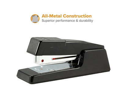 BOSTITCH B400-BLACK Executive Compact Stapler,Half-Strip,Black