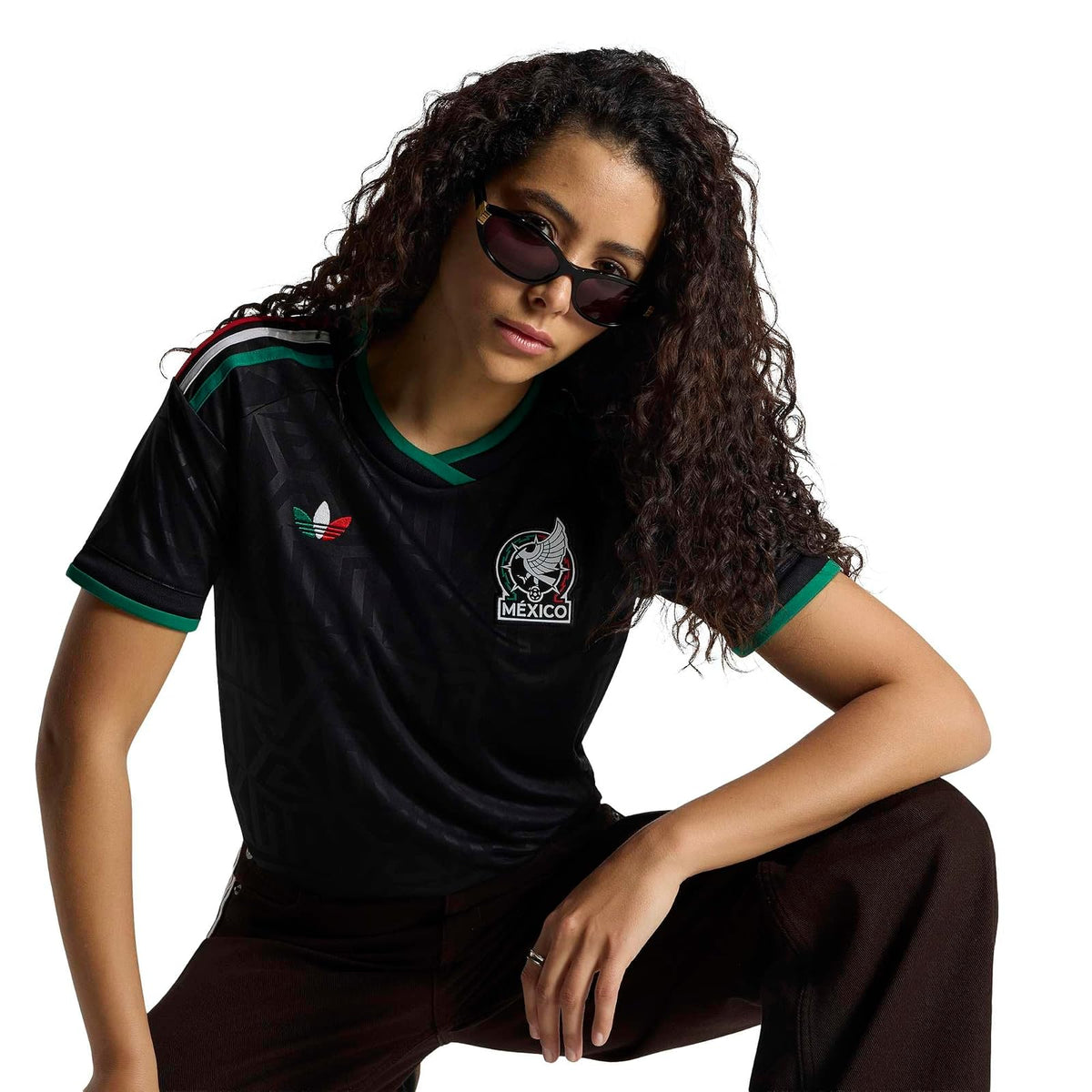 adidas Jersey de Fútbol Tercero Selección Nacional de México 26 Manga Corta para Mujer