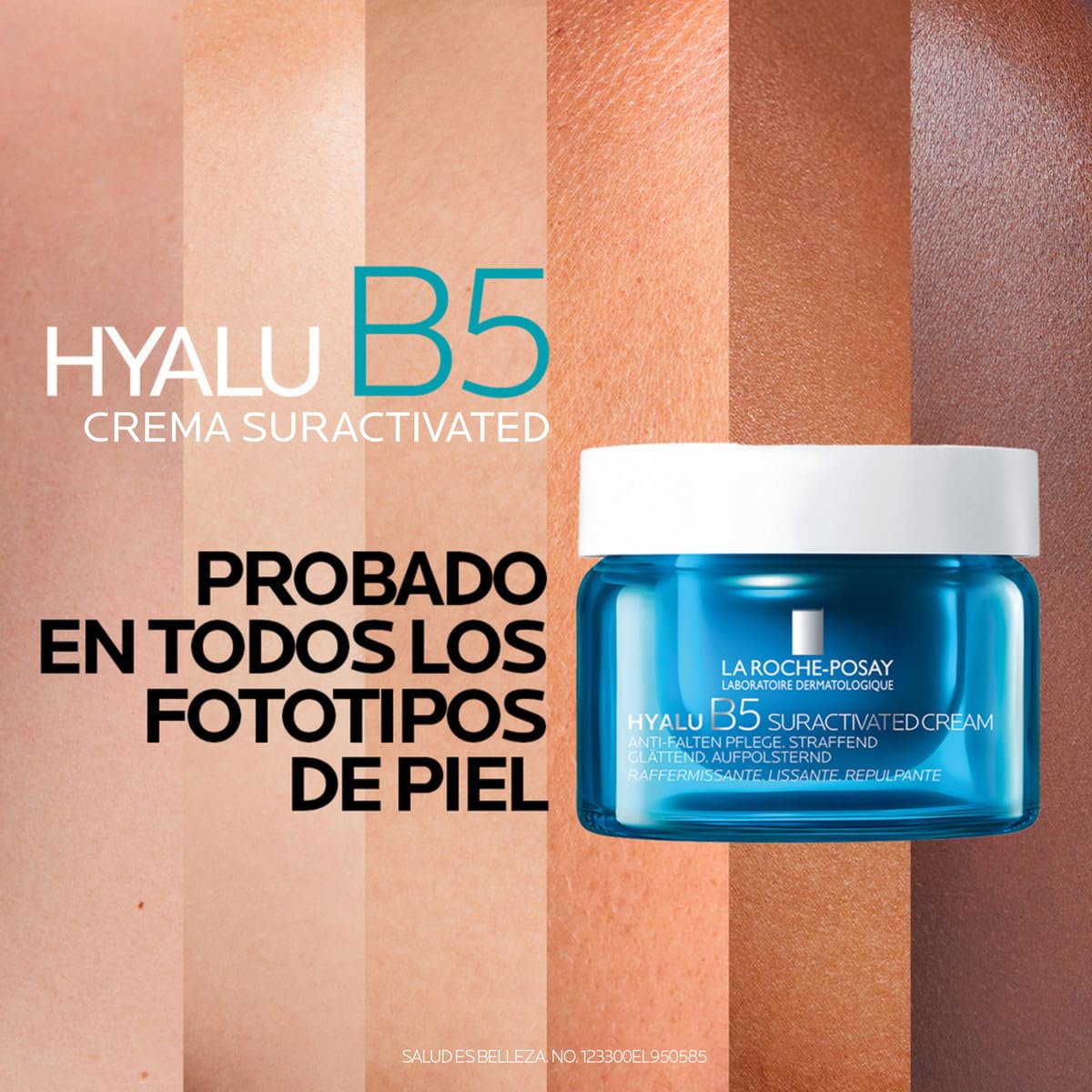 La Roche-Posay HyaluB5 SURACTIVATED, Crema Anti-Edad Reafirmante, Reduce Arrugas y Líneas de Expresión, Ácido Hialurónico, Vitamina B5 y Ectoína, 50ml