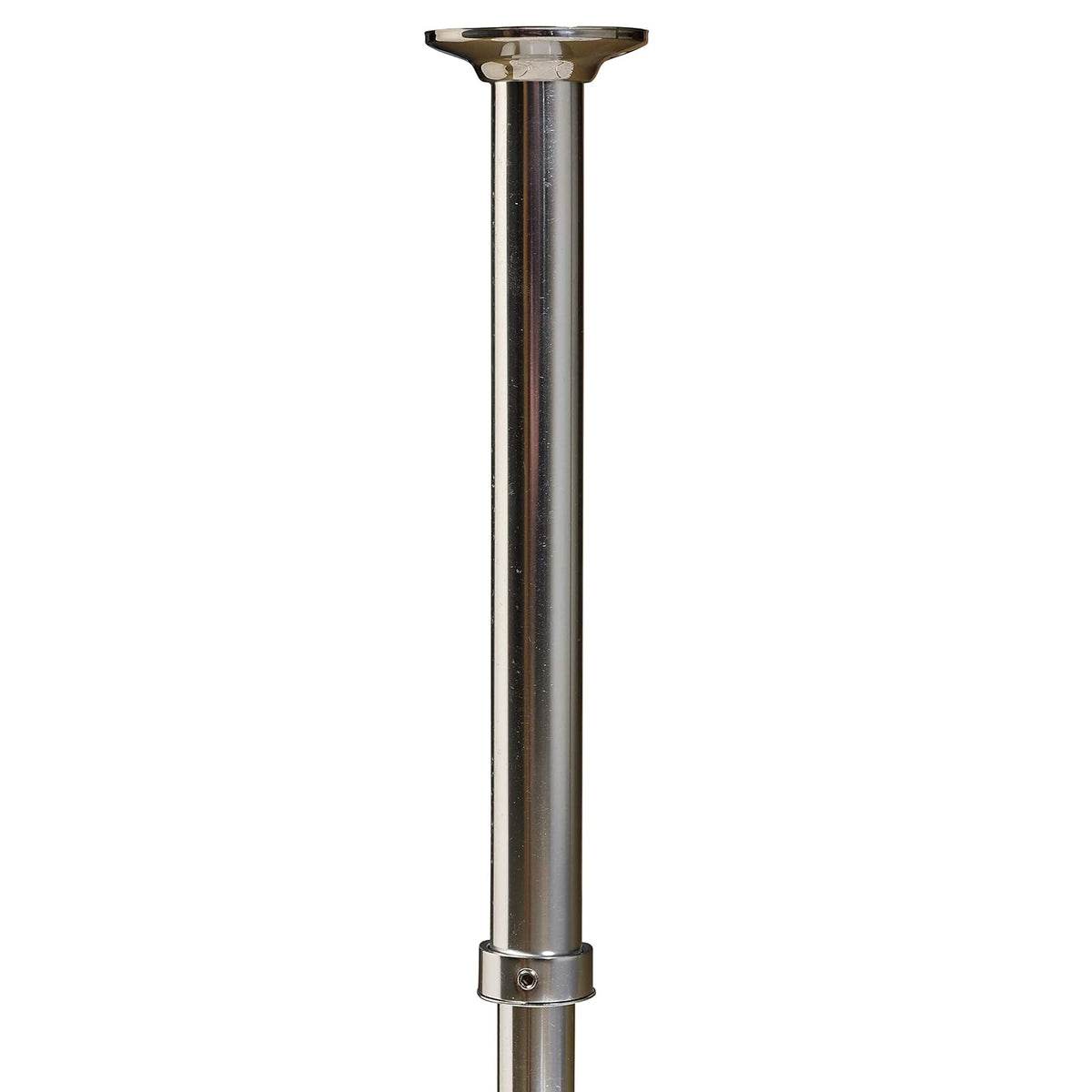 Zenna Home E60H1ALSS Cromado NeverRust - Barra de Ducha de 28 x 60 Pulgadas para bañeras Independientes y Patas de Garra