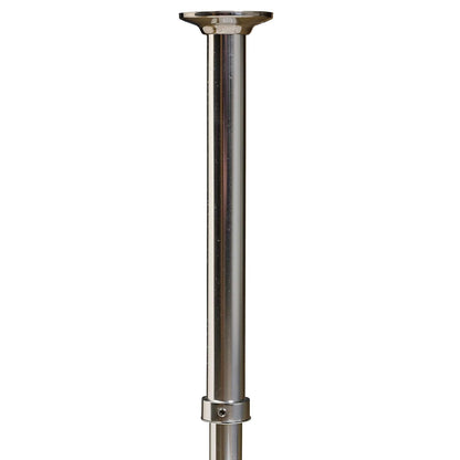 Zenna Home E60H1ALSS Cromado NeverRust - Barra de Ducha de 28 x 60 Pulgadas para bañeras Independientes y Patas de Garra
