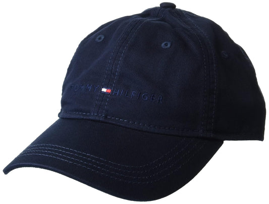 Tommy Hilfiger Cotton Logo Adjustable Baseball Cap Gorro/sombreroHombre