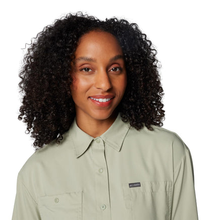 Columbia Silver Ridge Camisa Utility de Manga Larga Camisa de Senderismo para Mujer