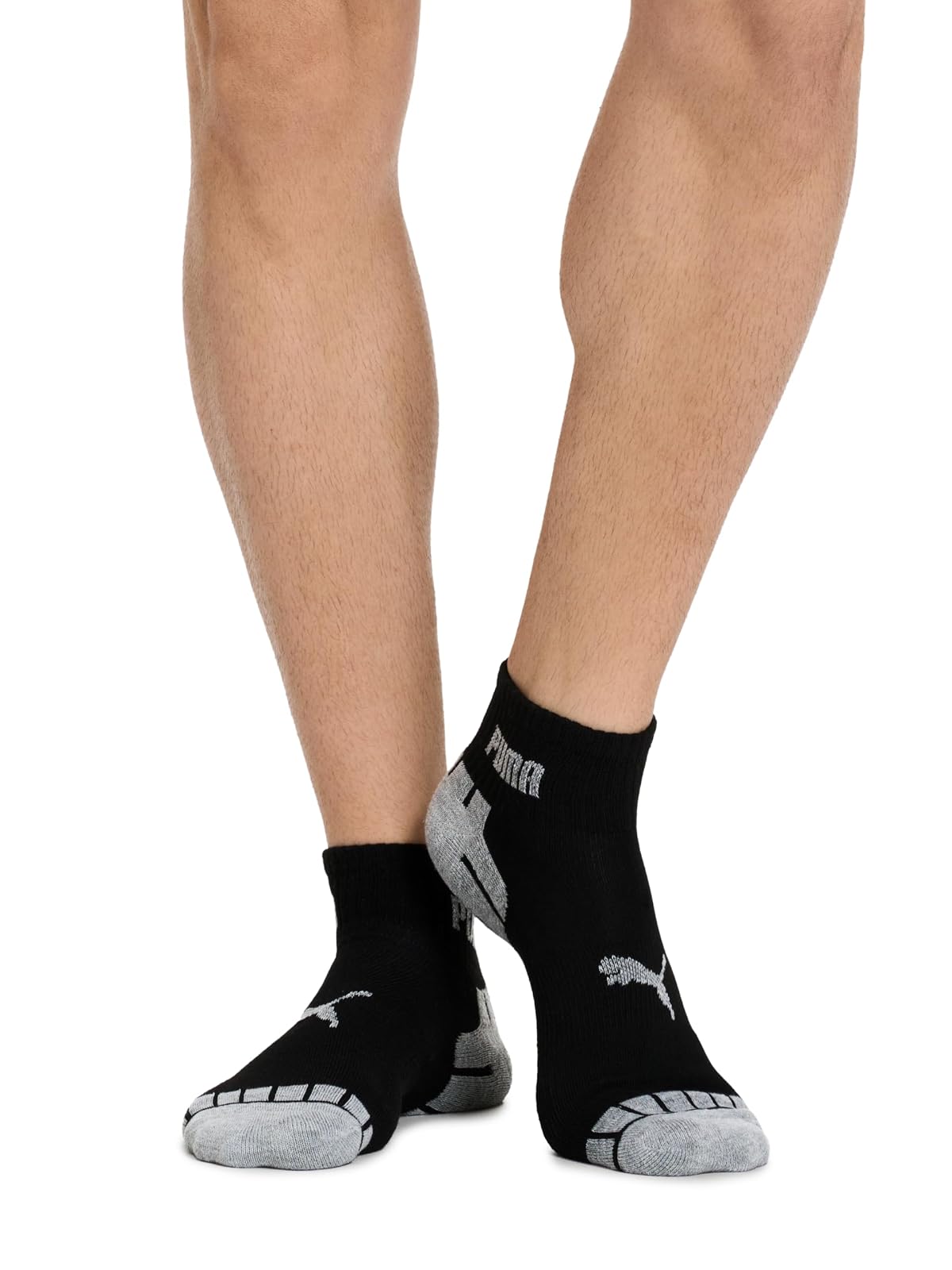 PUMA 8 Pack Athletic Cushioned Quarter Crew Socks Calcetines deportivos Hombre