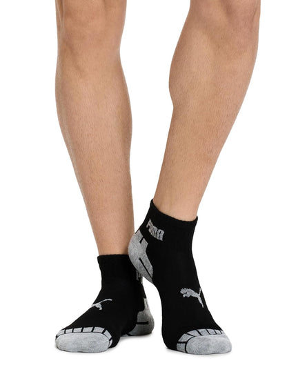PUMA 8 Pack Athletic Cushioned Quarter Crew Socks Calcetines deportivos Hombre