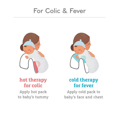 Munchkin TheraBurpee Colic & Fever Rescue Kit with Hot & Cold Therapy Burp Cloths