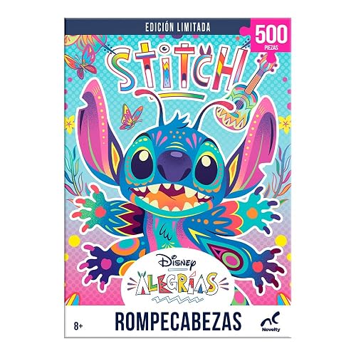 Novelty Disney, Rompecabezas Coleccionable, Stitch Alegrías, 500 Piezas