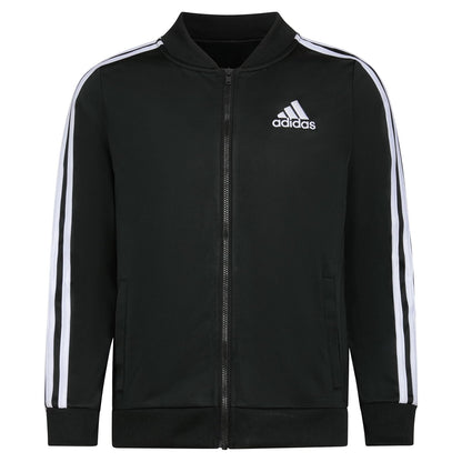 adidas Chaqueta bomber de tricot para niñas grandes