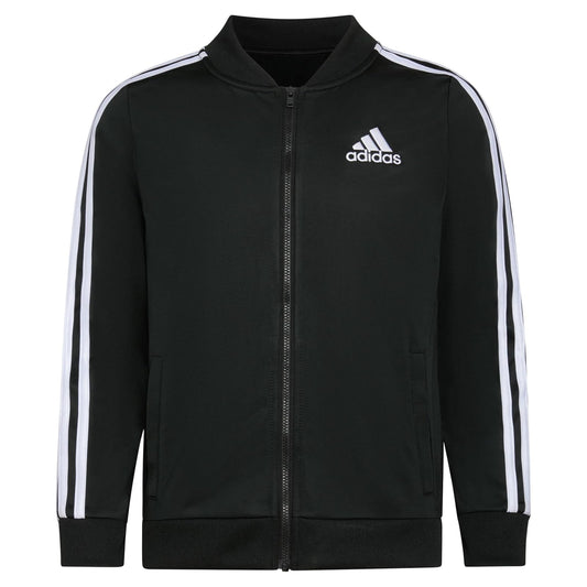 adidas Chaqueta bomber de tricot para niñas grandes