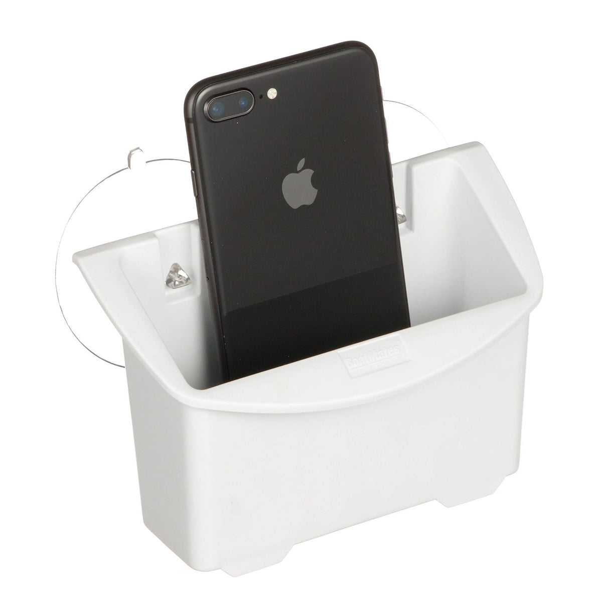 Seachoice 79341 SmartPhone Plus Caddy With 2 Suction Cups – Mounts On Any Flat Surface, White, One Size