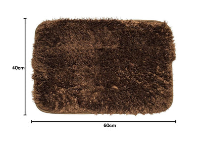 DIB Carpet & Home TAPETE DE BAÑO Touch Chocolate 40X60 CM