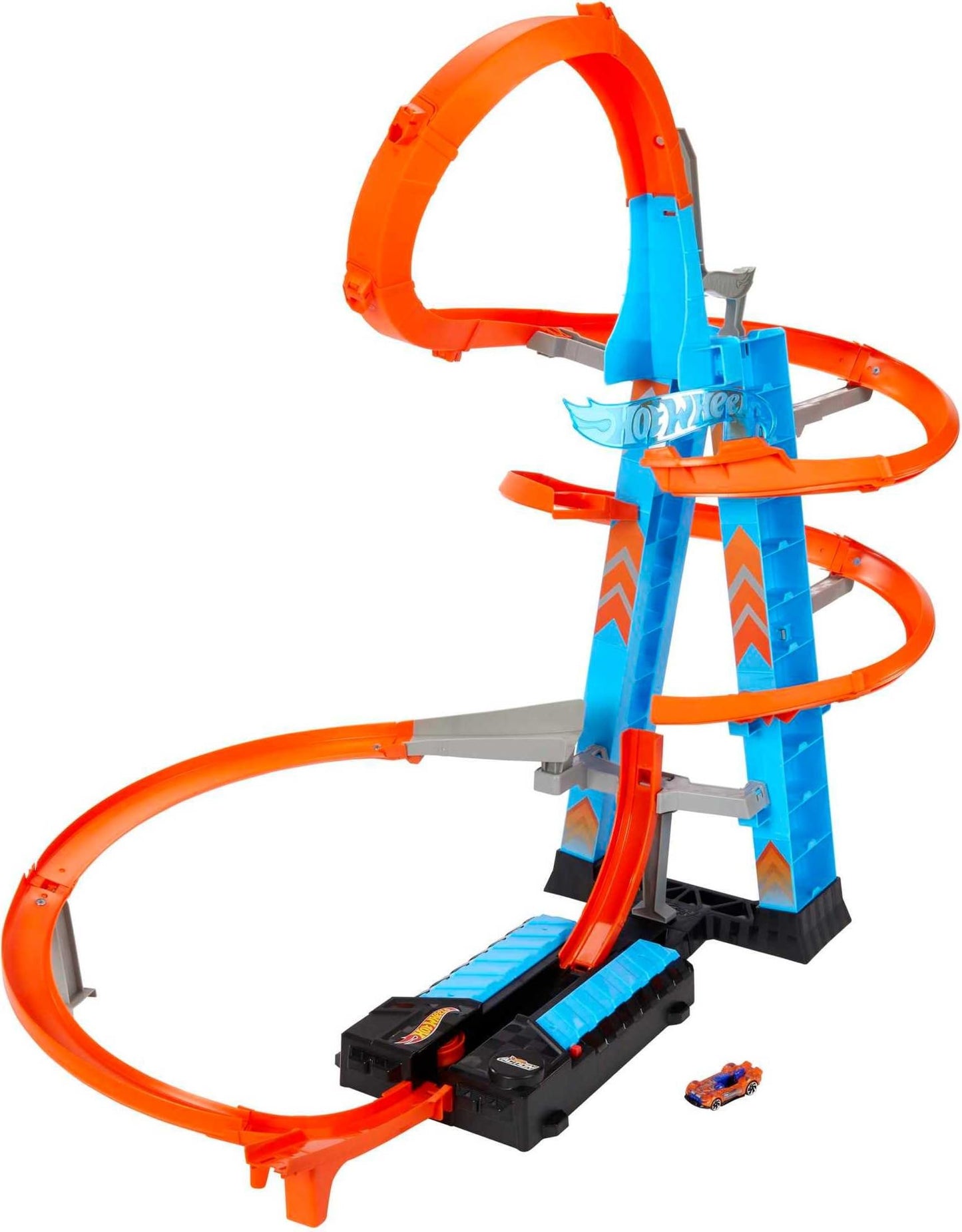 Hot Wheels Action, Torre de Choques en el Aire, Pista de Juguete para bebés a Partir de 5 años