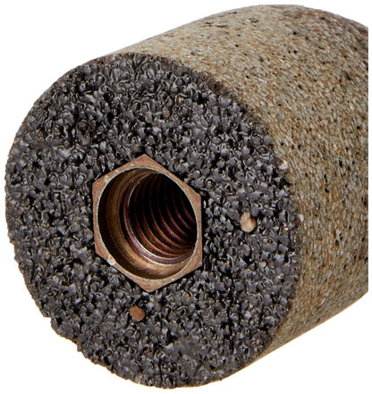 PFERD - Cono redondo tipo 16, óxido de aluminio, 2" x 3", 5/8-11, 18144 RPM, grano 16