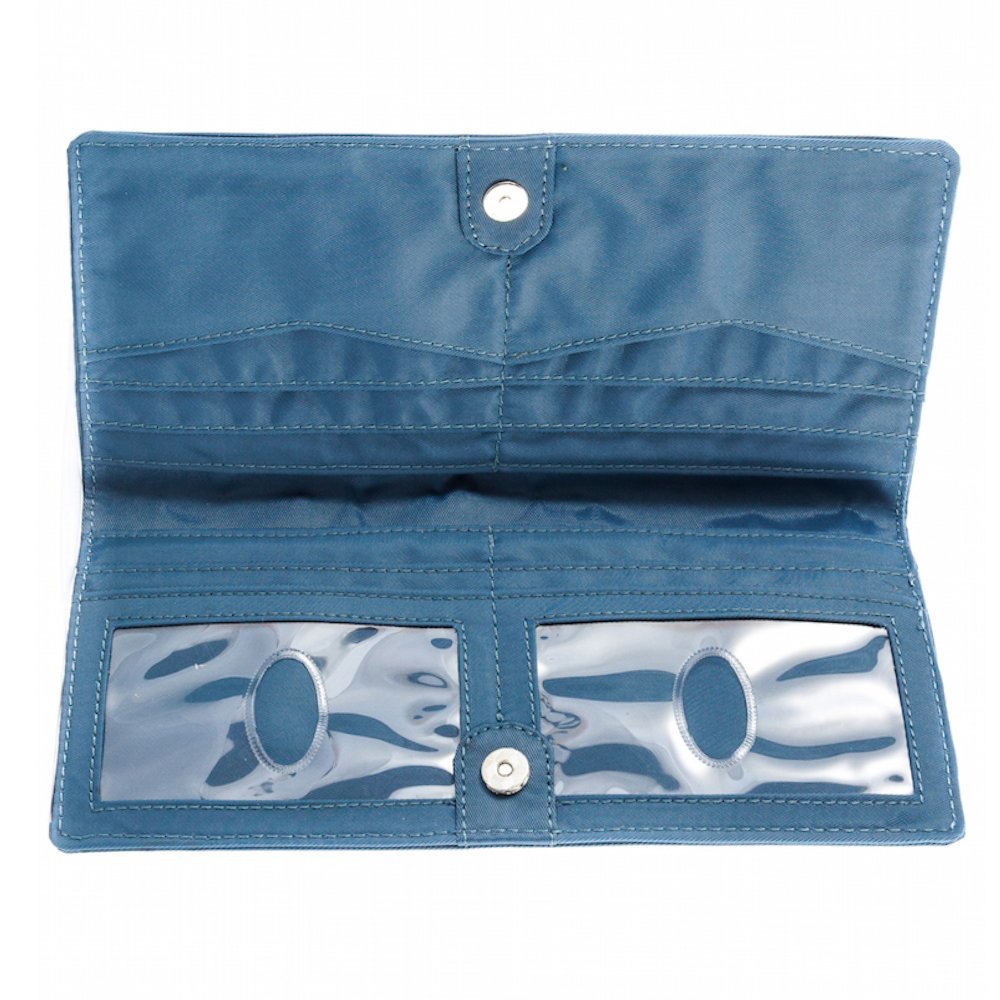 Big Skinny - portafolios delgada para mujer, con capacidad para hasta 40 tarjetas