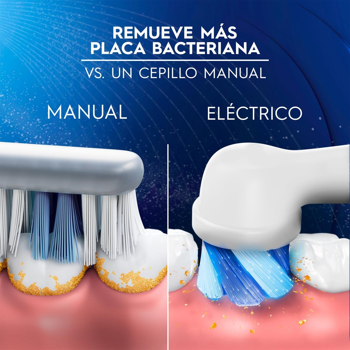Oral B Cepillo Eléctrico Precision Clean Limpieza Profunda Remueve más Placa, 1 Unidad