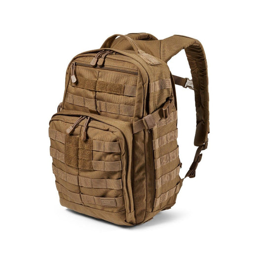 5.11 TACTICAL RUSH12 2.0 Mochila Tactica 24 L | Mochila de nailon 1050D repelente al agua, 24 L, paneles MOLLE.