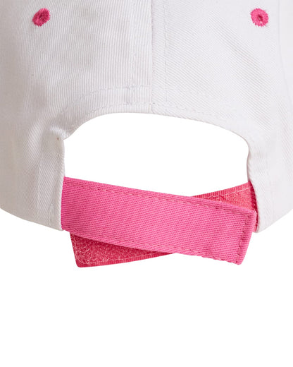 Disney - Gorra de béisbol de Minnie Mouse para niñas, diseño de Lazo 3D con ala Curvada y Correa Trasera (4-7)