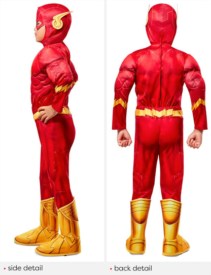Rubies DC Comics Superheroes: Disfraz de Flash para niños, talla M