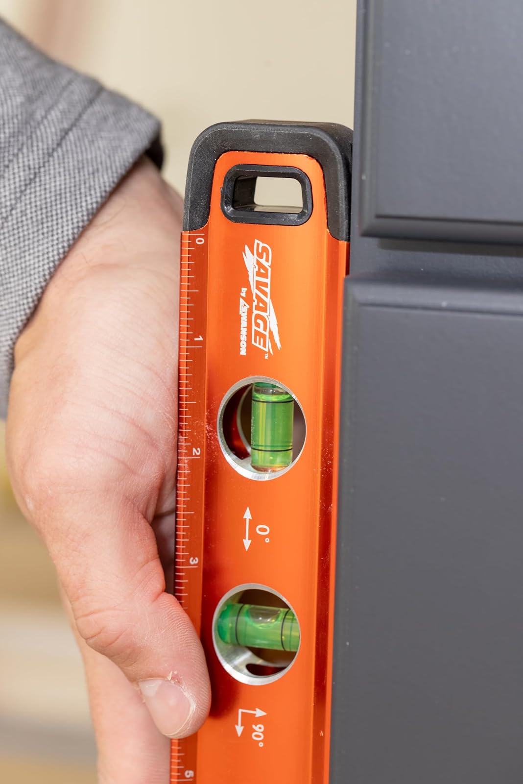 Swanson SVT011 11-Inch Savage Aluminum Torpedo Level with Neodymium Magnets