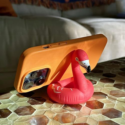 Fred Float ON, Soporte para teléfono Flamingo – Soporte para teléfono Inteligente para computadora – Lindo Accesorios para el hogar y la Oficina – Compatible con Android/iPhone y más – No Flota –