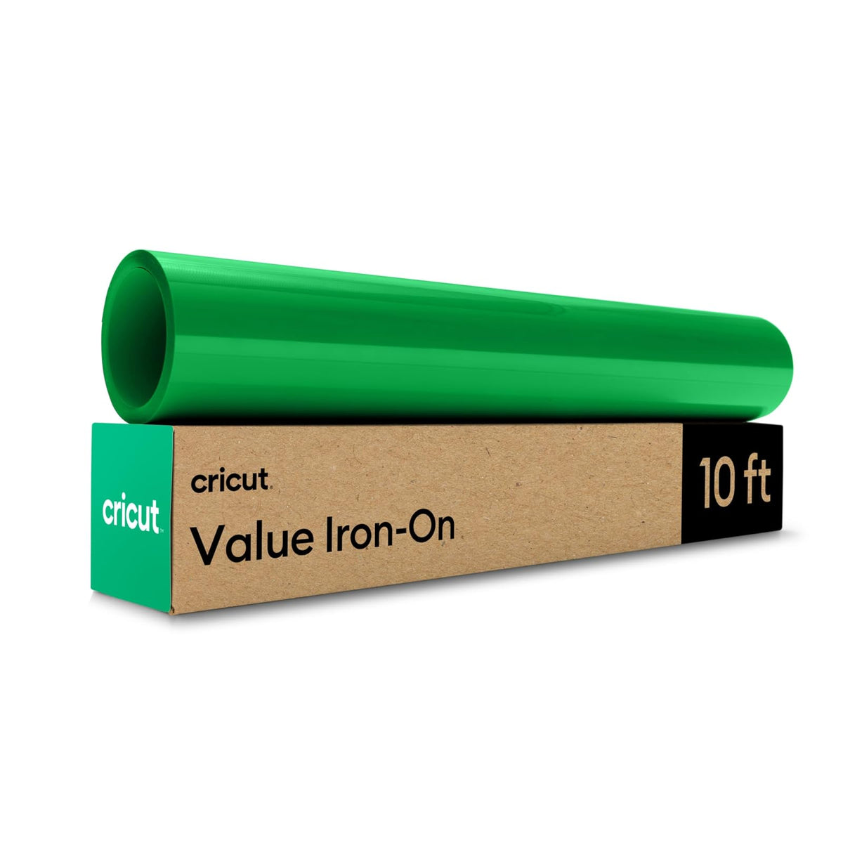 Cricut Value Vinilo Textil Termoadhesivo (HTV) 12 x 10 Pies - Verde