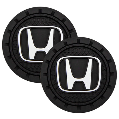 Plasticolor Posavasos de Plástico para Honda, Negro, 000675R01