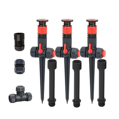 Eden 96093 - Aspersor de jardín con diseño flexible multiajustable, ideal para productos de jardinería de bricolaje