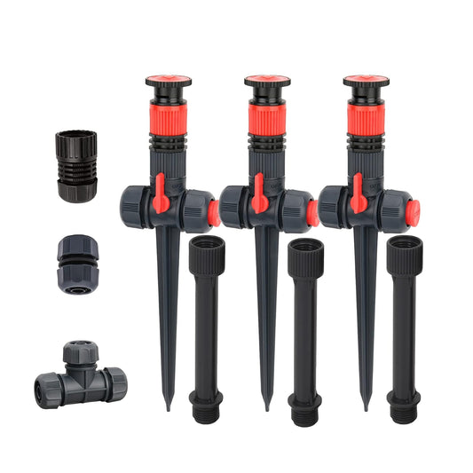 Eden 96093 - Aspersor de jardín con diseño flexible multiajustable, ideal para productos de jardinería de bricolaje