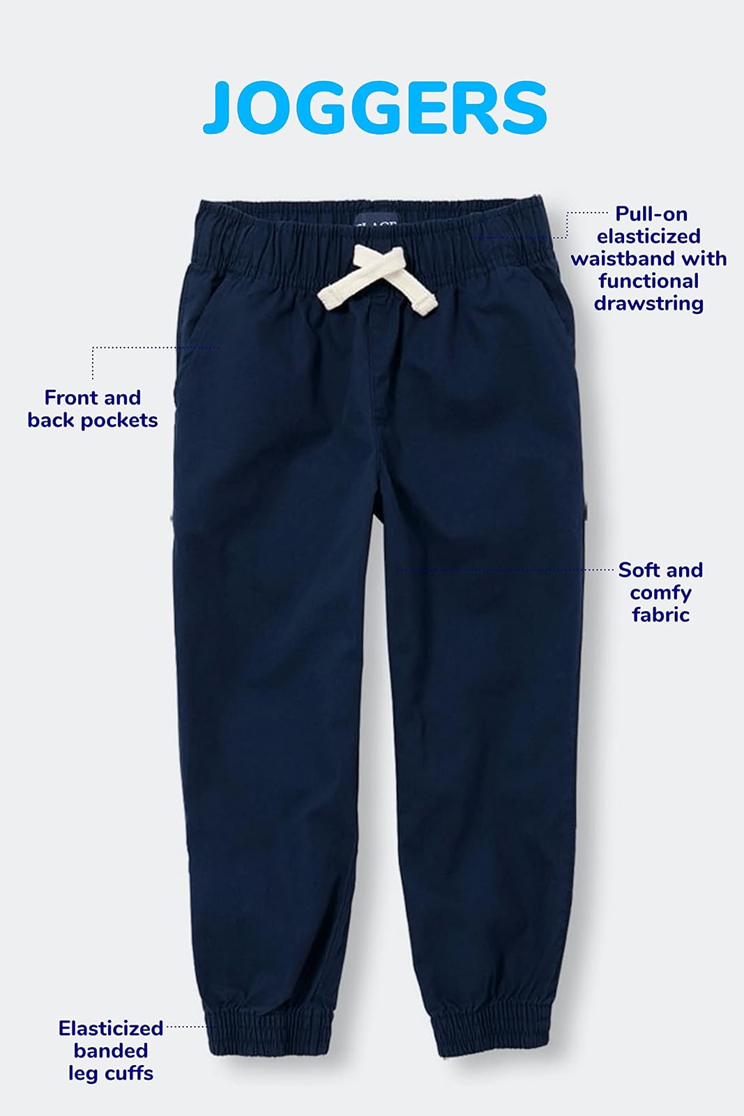 The Children's Place Pantalones Cortos para Hombre de Uniforme sin Tirar, Paquete de 3 Pantalones Cortos para Niños