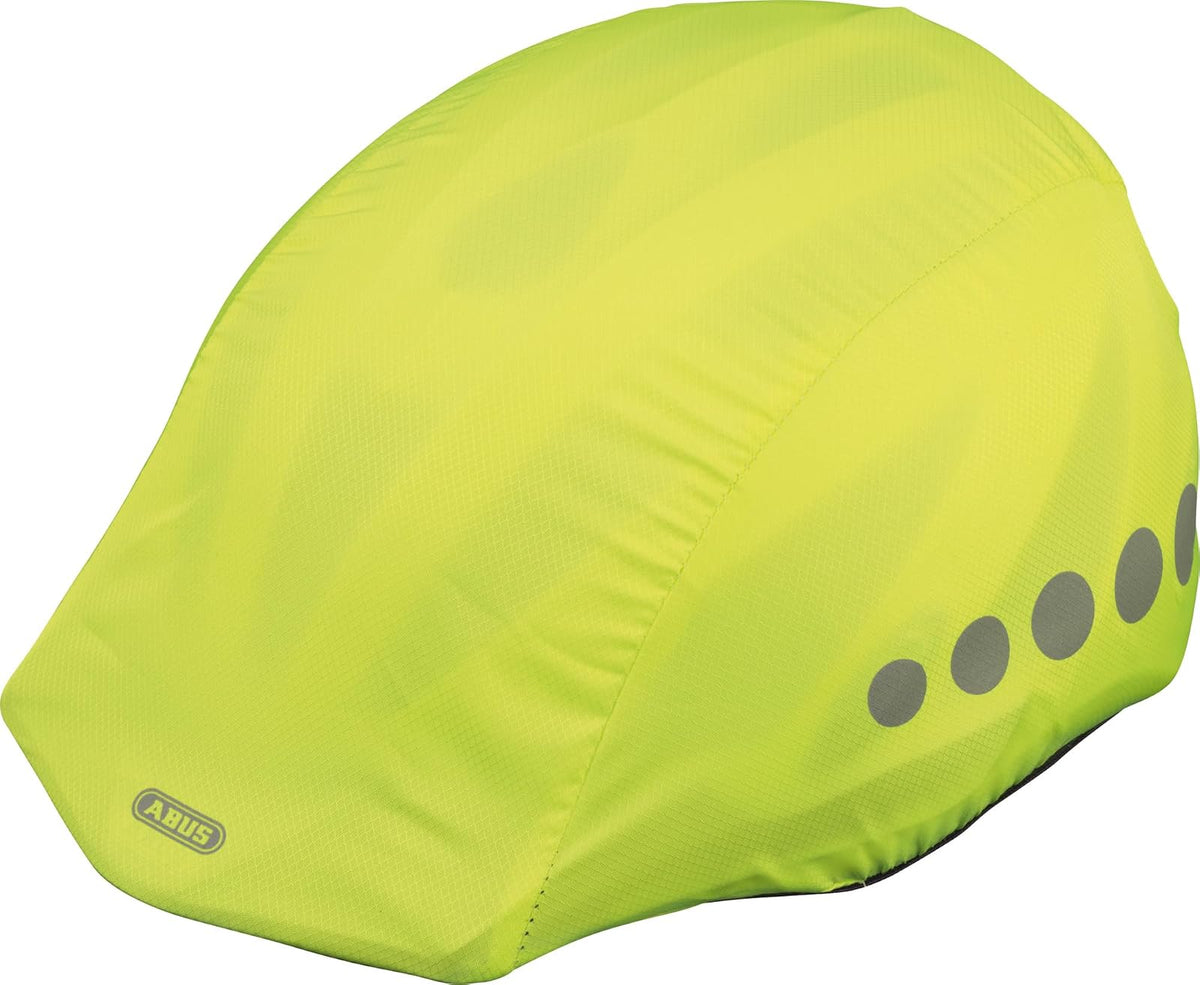 ABUS - Gorra Impermeable para Cascos, Funda Impermeable con reflectores Decorativos y Banda elástica