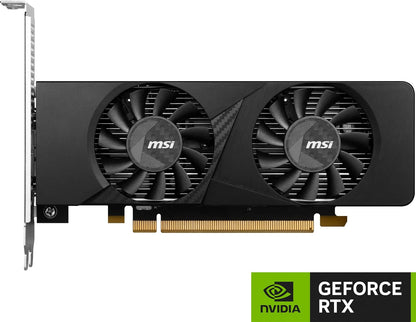 Tarjeta Gráfica Gaming MSI GeForce RTX 3050 LP 6G OC 6GB GDDR6, 96-bit,PCIe Gen 4, HDMI/DP, Boost Clock 1492 MHz