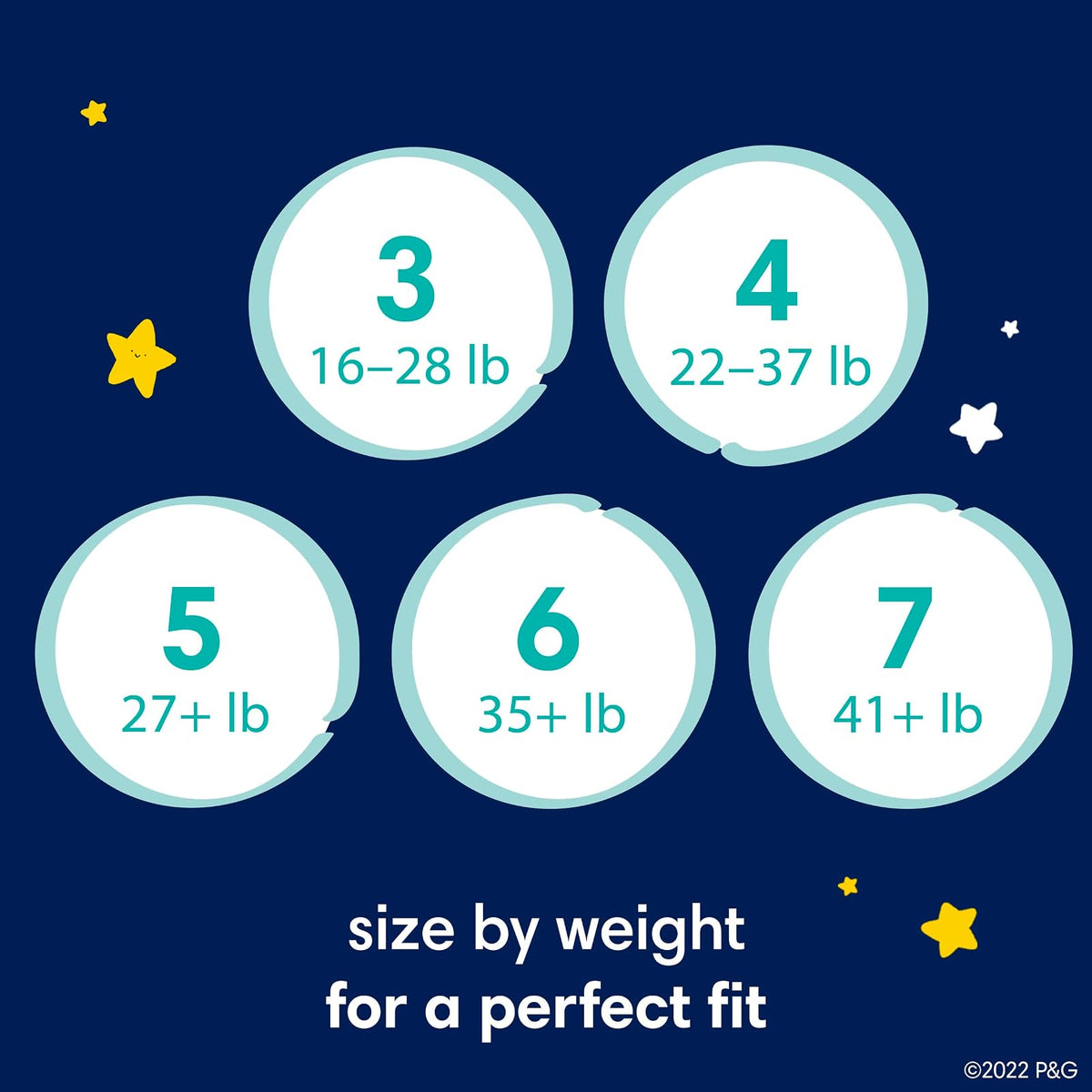 PAMPERS ZZZ Pañales Unisex Desechables Noche Etapa 7, 36 Uds, Bebé +19 Kg
